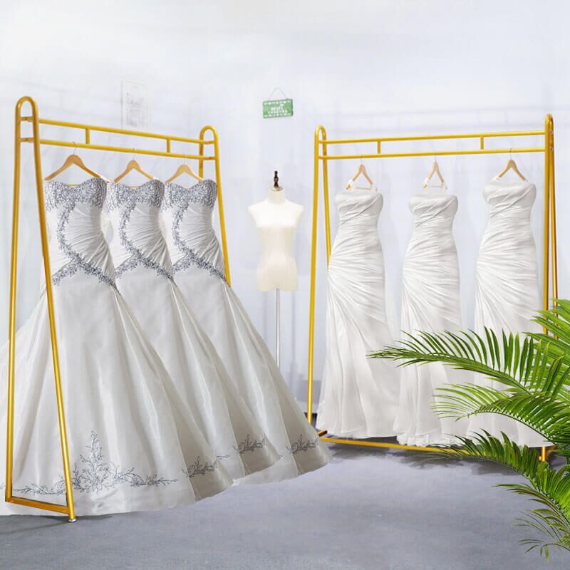 wedding dress display